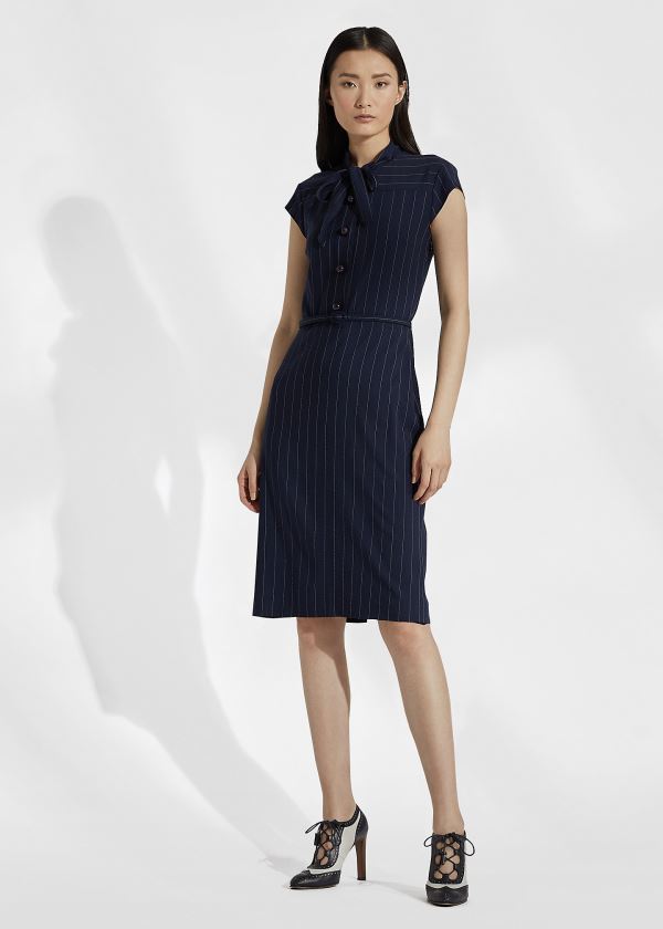 Vestido Ralph Lauren Carlisle Wool Twill Day Mulher 36715-TFKR